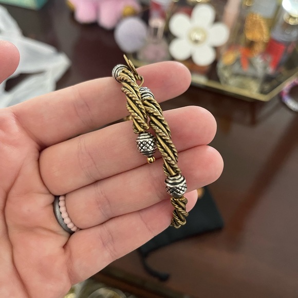 Alex and Ani Two Tone Wrap Bracelet - Picture 5 of 5